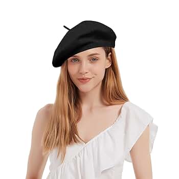 ZARSIO Cotton French Beret Hat Summer Knitted Soft Thin